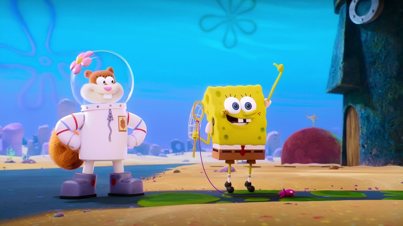 Spongebob Film Saving Bikini Bottom The Sandy Cheeks Movie Krijgt