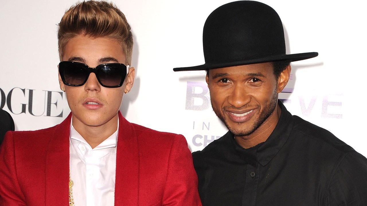 Usher Justin Bieber Super Bowl Halftime Show 1235828139 Usher geeft meer uitleg over afwezigheid Justin Bieber tijdens halftime