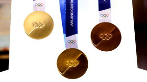 Olympische Winterspelen 2026 in Milano Cortina delen design van medailles