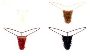 Kim Kardashian lanceert slipjes … met schaamhaar