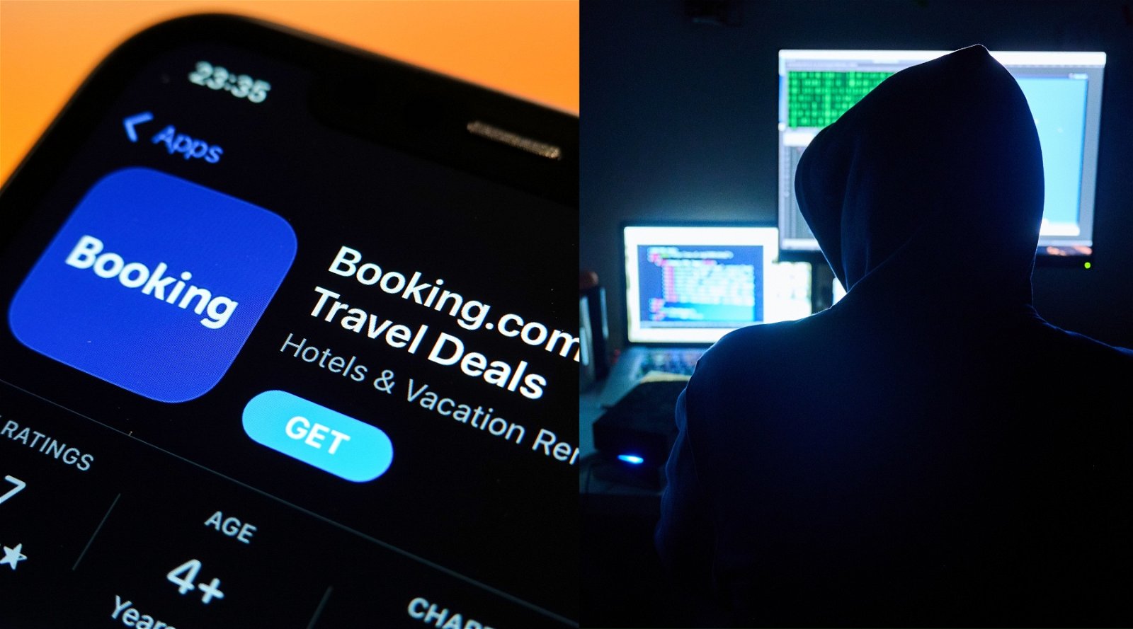 App van Booking.com en hacker
