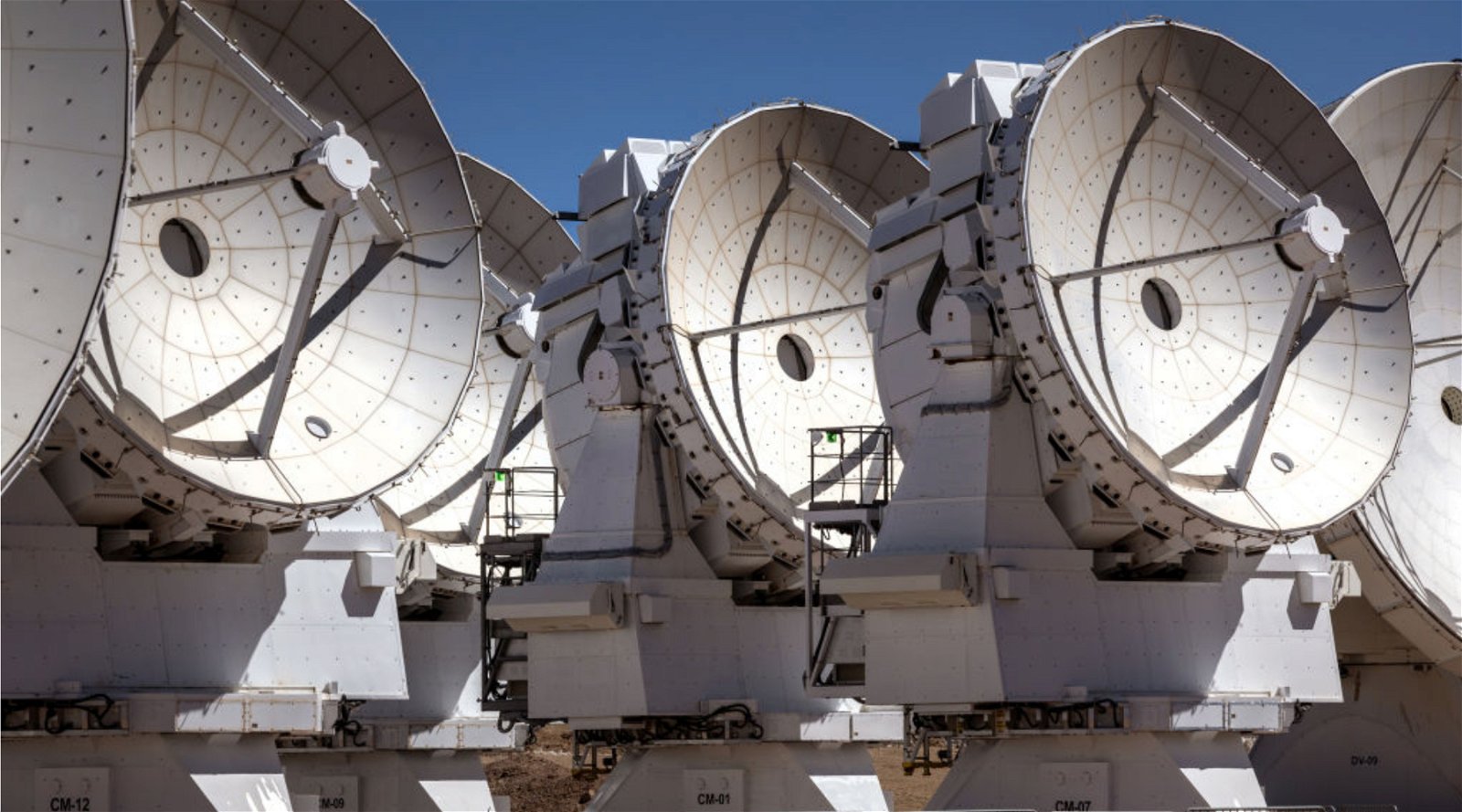De ALMA-telescoop in Chili, die gebruikt werd bij het onderzoek